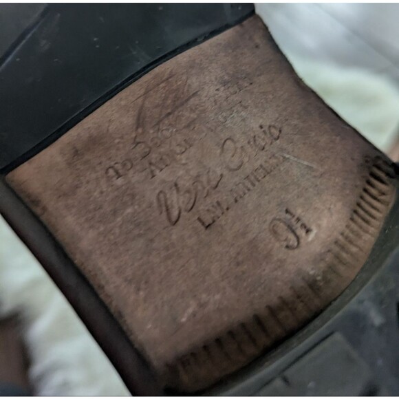 Adam Derrick To Boot New York Men's Brown Leather Lace Up Boots 9.5 - Picture 5 of 10